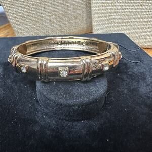 Sequin Nordstrom Multicolor Gold Tone Statement Enamel Bangle Bracelet # 128
